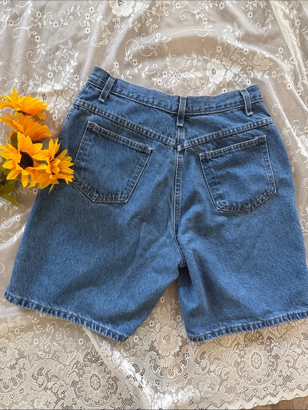 Vintage Denim Long Shorts